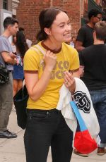 OLIVIA WILDE Out and About in New York 09/15/2017