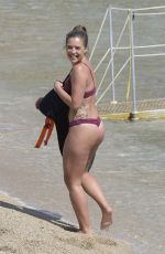 OLYMPIA VALANCE in Bikini at a Beach in Greece 09/22/2017