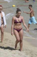 OLYMPIA VALANCE in Bikini at a Beach in Greece 09/22/2017