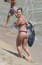 OLYMPIA VALANCE in Bikini at a Beach in Greece 09/22/2017