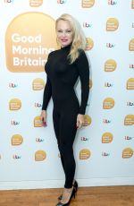 PAMELA ANDERSON at Good Morning Britain in London 09/20/2017