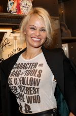 PAMELA ANDERSON at Vivienne Westwood x Juergen Teller Exhibition Opening at NYFW 09/06/2017