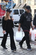 PARIS HILTON and Chris Zylka Riding Bicycles Out in New York 09/17/2017