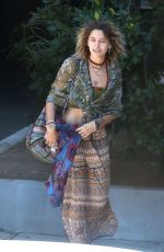 PARIS JACKSON and Keegan Allen Out in Malibu 09/12/2017