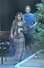 PARIS JACKSON and Keegan Allen Out in Malibu 09/12/2017
