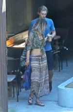 PARIS JACKSON and Keegan Allen Out in Malibu 09/12/2017