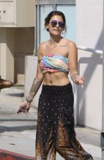 PARIS JACKSON at Tattoo Mania in West Hollywood 09/02/2017