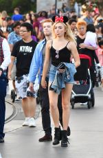 PEYTON ROI LIST and Cameron Monaghan Out at Disneyland 09/05/2017