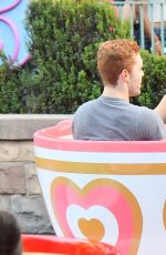 PEYTON ROI LIST and Cameron Monaghan Out at Disneyland 09/05/2017