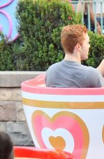 PEYTON ROI LIST and Cameron Monaghan Out at Disneyland 09/05/2017