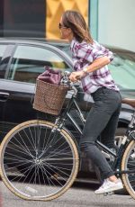 PIPPA MIDDLETON Riding a Bike Out in London 09/07/2017