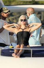 PIXIE LOTT in Swimsuit on Holiday in Ibiza 09/12/2017