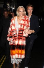 POPPY DELEVINGNE at Love Magazine x Miu Miu Party at London Fashion Week 09/18/2017