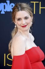 Pregnant ALEXANDRA BRECKENRIDGE at This Is Us Season 2 Premiere in Los Angeles 09/26/2017