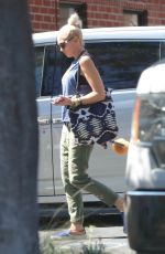 Pregnant GWEN STEFANI Out in Los Angeles 09/26/2017