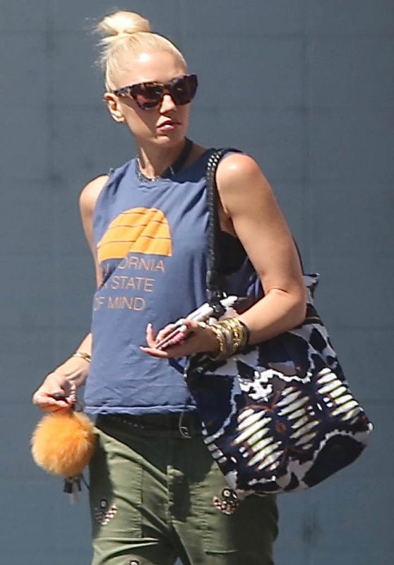 Pregnant GWEN STEFANI Out in Los Angeles 09/26/2017