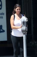 Pregnant JAMIE-LYNN SIGLER at a Pilates Class in Los Angeles 08/29/2017