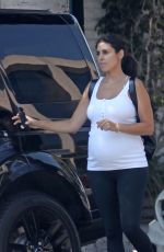 Pregnant JAMIE-LYNN SIGLER at a Pilates Class in Los Angeles 08/29/2017