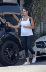 Pregnant JAMIE-LYNN SIGLER at a Pilates Class in Los Angeles 08/29/2017