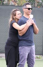 Pregnant JESSICA ALBA and Warren Cash Out in Westwood 09/17/2017