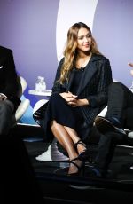 Pregnant JESSICA ALBA at Building a Brand in a Mobile First World at Advertising Week in New York 09/26/2017