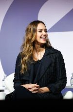 Pregnant JESSICA ALBA at Building a Brand in a Mobile First World at Advertising Week in New York 09/26/2017