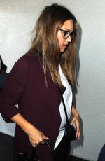 Pregnant JESSICA ALBA at Los Angeles International Airport 09/06/2017