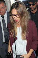 Pregnant JESSICA ALBA at Los Angeles International Airport 09/06/2017