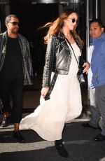 Pregnant JESSICA ALBA Leaves Her Hotel in New York 09/09/2017