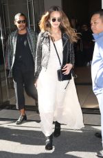 Pregnant JESSICA ALBA Leaves Her Hotel in New York 09/09/2017