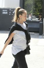 Pregnant JESSICA ALBA Out and About in Los Angeles 09/16/2017