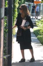 Pregnant JESSICA ALBA Out and About in West Hollywood 09/24/2017