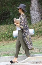 Pregnant JESSICA ALBA Out in Westwood 09/03/201