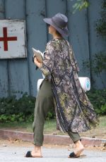 Pregnant JESSICA ALBA Out in Westwood 09/03/201