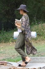 Pregnant JESSICA ALBA Out in Westwood 09/03/201