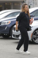 Pregnant JESSICA ALBA Out Shopping in Beverly Hills 09/17/2017