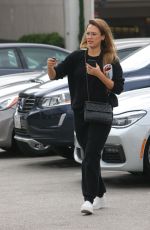 Pregnant JESSICA ALBA Out Shopping in Beverly Hills 09/17/2017
