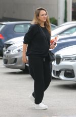 Pregnant JESSICA ALBA Out Shopping in Beverly Hills 09/17/2017