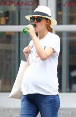 Pregnant ROSE BYRNE Out and About in New York 09/15/2017