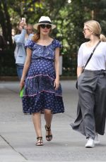 Pregnant ROSE  BYRNE Out in New York 09/17/2017