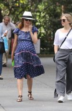 Pregnant ROSE  BYRNE Out in New York 09/17/2017