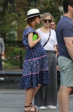 Pregnant ROSE  BYRNE Out in New York 09/17/2017
