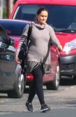Pregnant SAM FAIERS Out in London 09/12/2017
