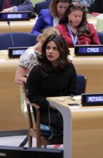 PRIYANKA CHOPRA at UN Hewaquarters in New Yprk 09/20/2017