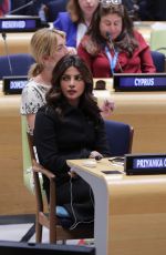 PRIYANKA CHOPRA at UN Hewaquarters in New Yprk 09/20/2017