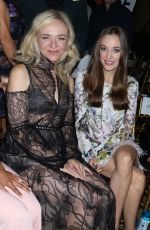 RACHEL BAY JONES and LAURA OSNES at Dennis Basso Fashion Show at New York Fashion Week 09/11/2017
