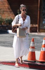 RACHEL HUNTER Leaves a Salon in West Hollywood 09/01/2017