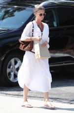 RACHEL HUNTER Leaves a Salon in West Hollywood 09/01/2017