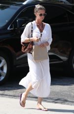 RACHEL HUNTER Leaves a Salon in West Hollywood 09/01/2017