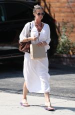 RACHEL HUNTER Leaves a Salon in West Hollywood 09/01/2017